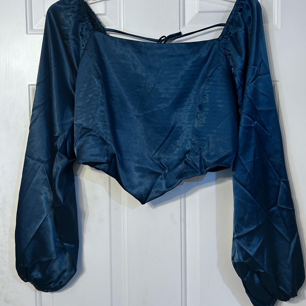 Altar’d State Calli satin corset top, size XXL - Picture 3 of 8